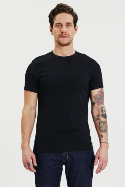 Crew-Neck regular Black
