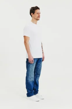 Crew-Neck regular White