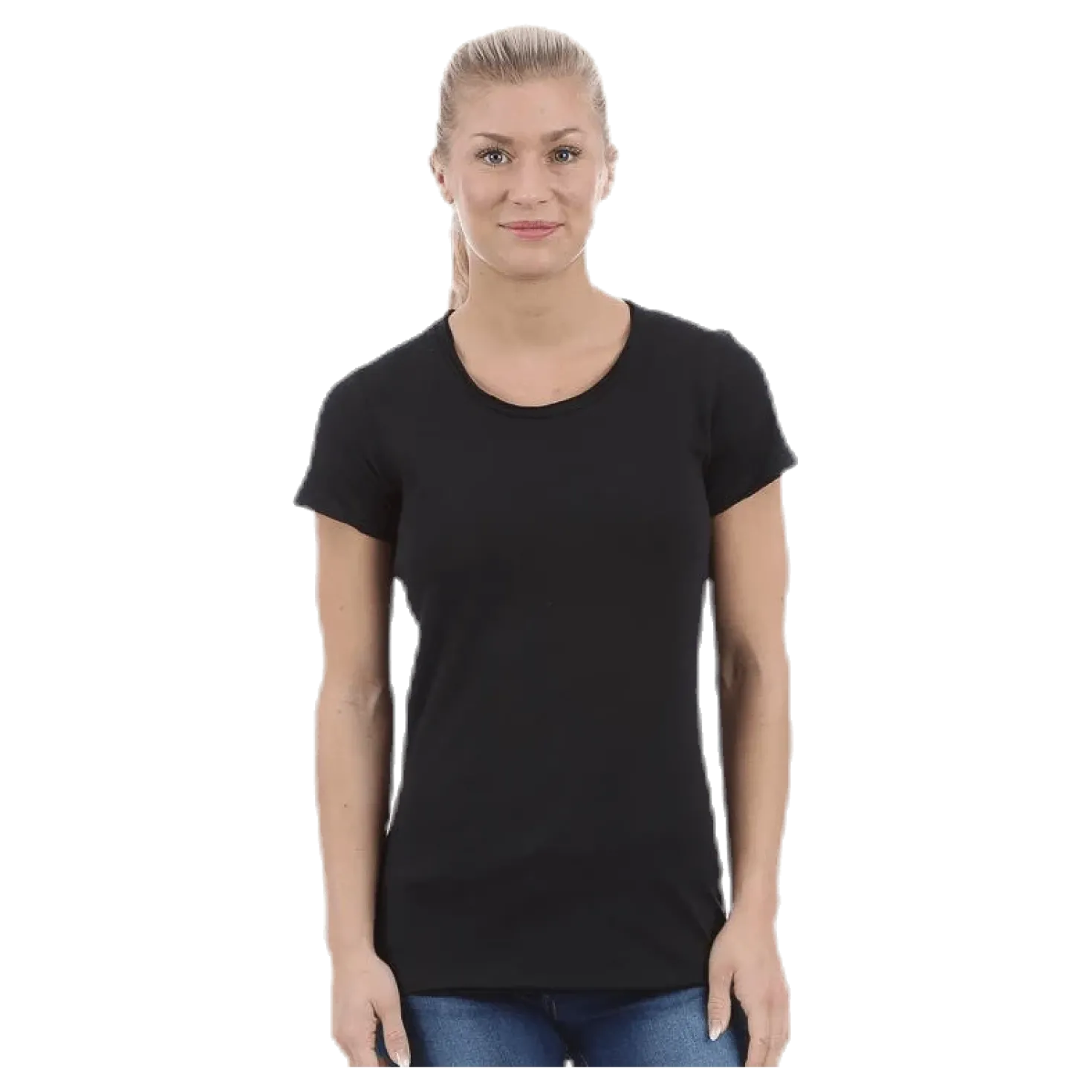 Crew-Neck Relaxed Black