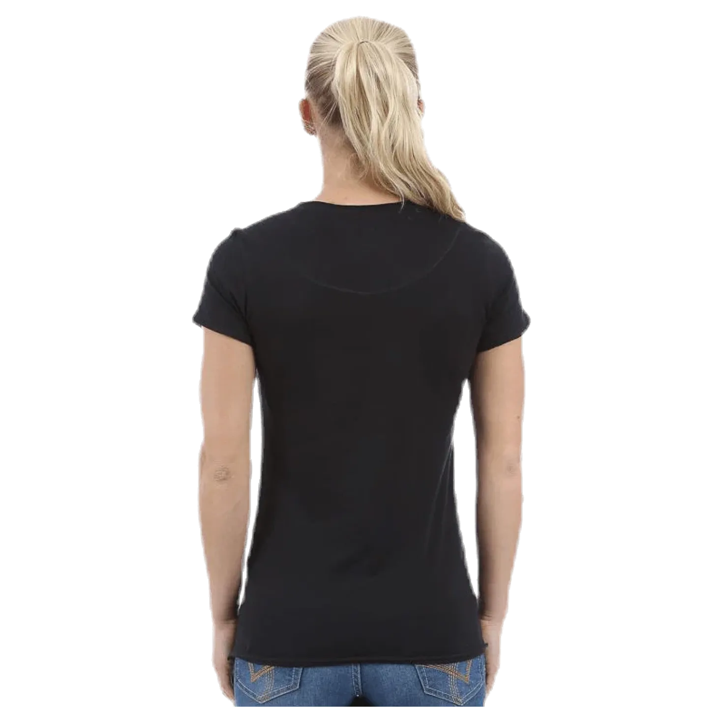 Crew-Neck Relaxed Black