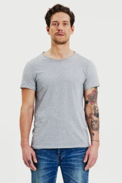 Crew-Neck relaxed Grey Melange