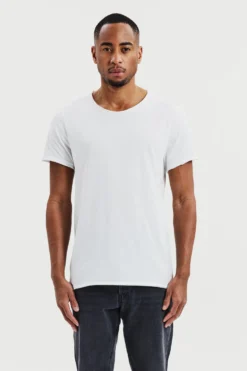 Crew-Neck relaxed White