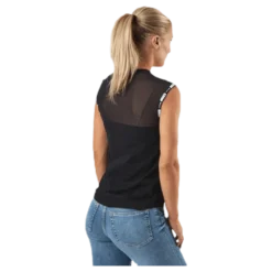 Crewneck Sleeveless T-Shirt Black