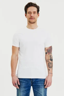 Crew-Neck Slim White