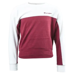 Crewneck Sweatshirt Jr Pink/White
