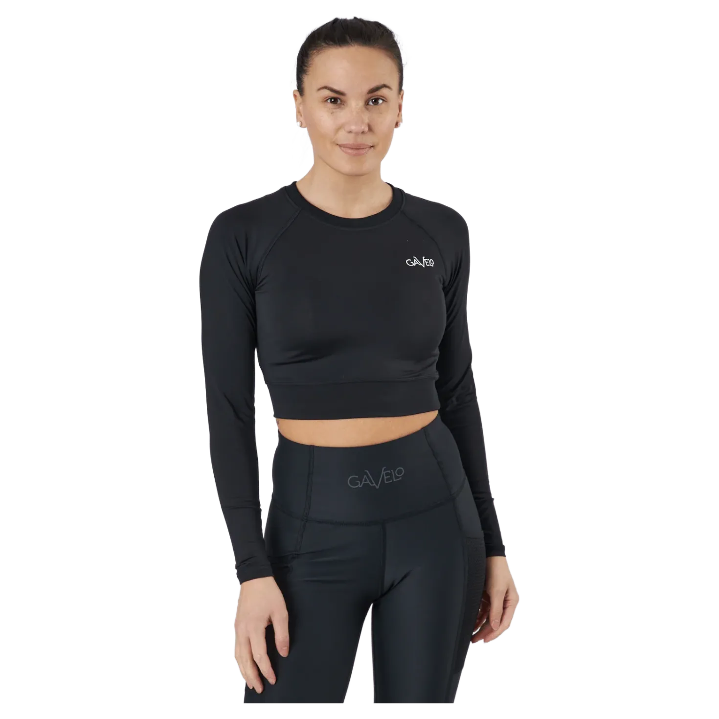 Cropped Longsleeve Black