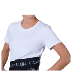 Cropped Short Sleeve T-Shirt White