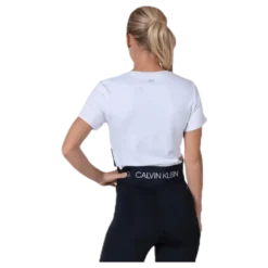 Cropped Short Sleeve T-Shirt White