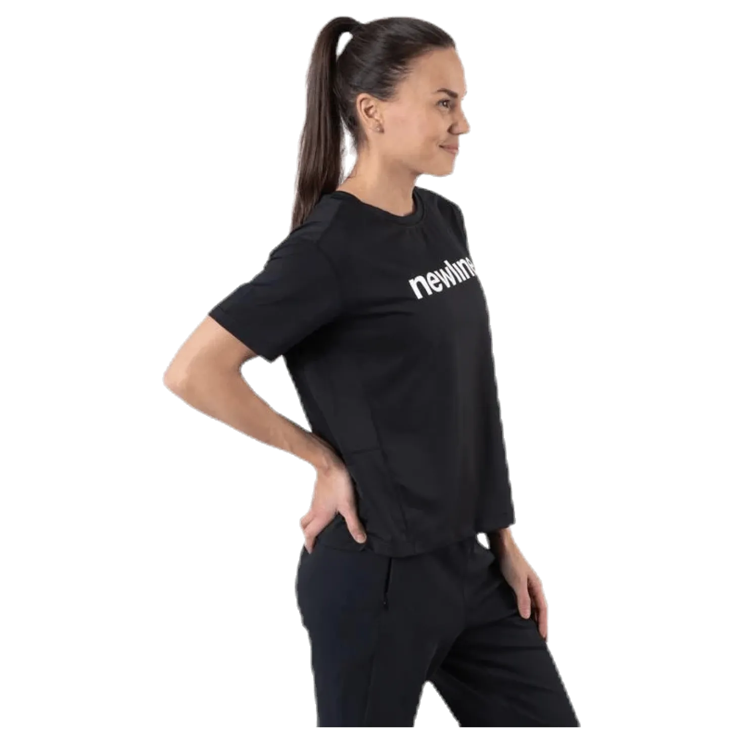 Cropped Tee Black