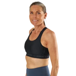 Crossback Mid Bra Black