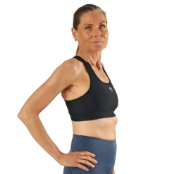 Crossback Mid Bra Black