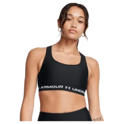 Crossback Mid Bra Black
