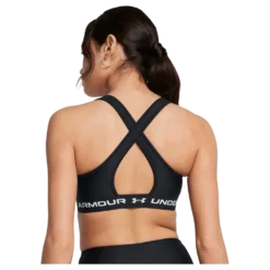 Crossback Mid Bra Black