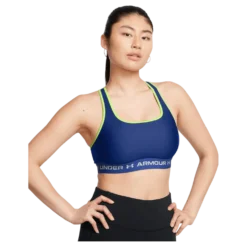 Crossback Mid Bra Tech Blue