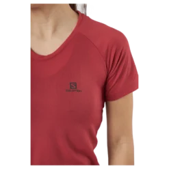 Cross Rebel Ss Tee W Earth Red