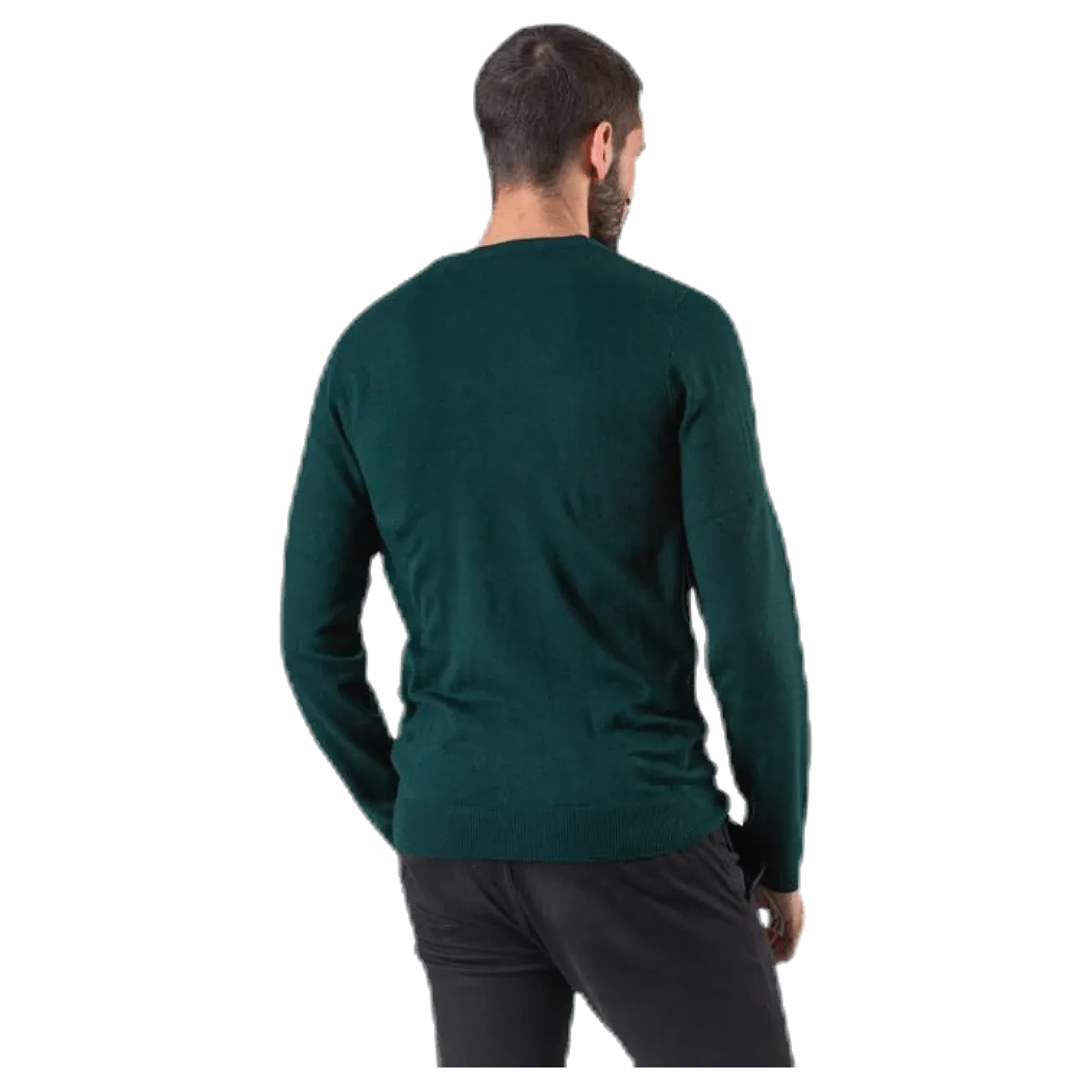 Crumble Knit Crew Neck Blue