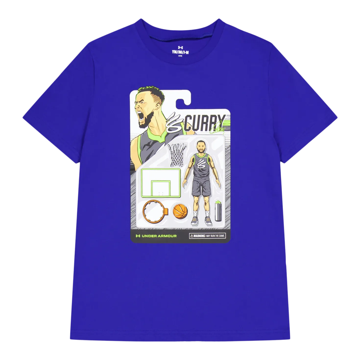 Curry Animated Tee 1 Royal