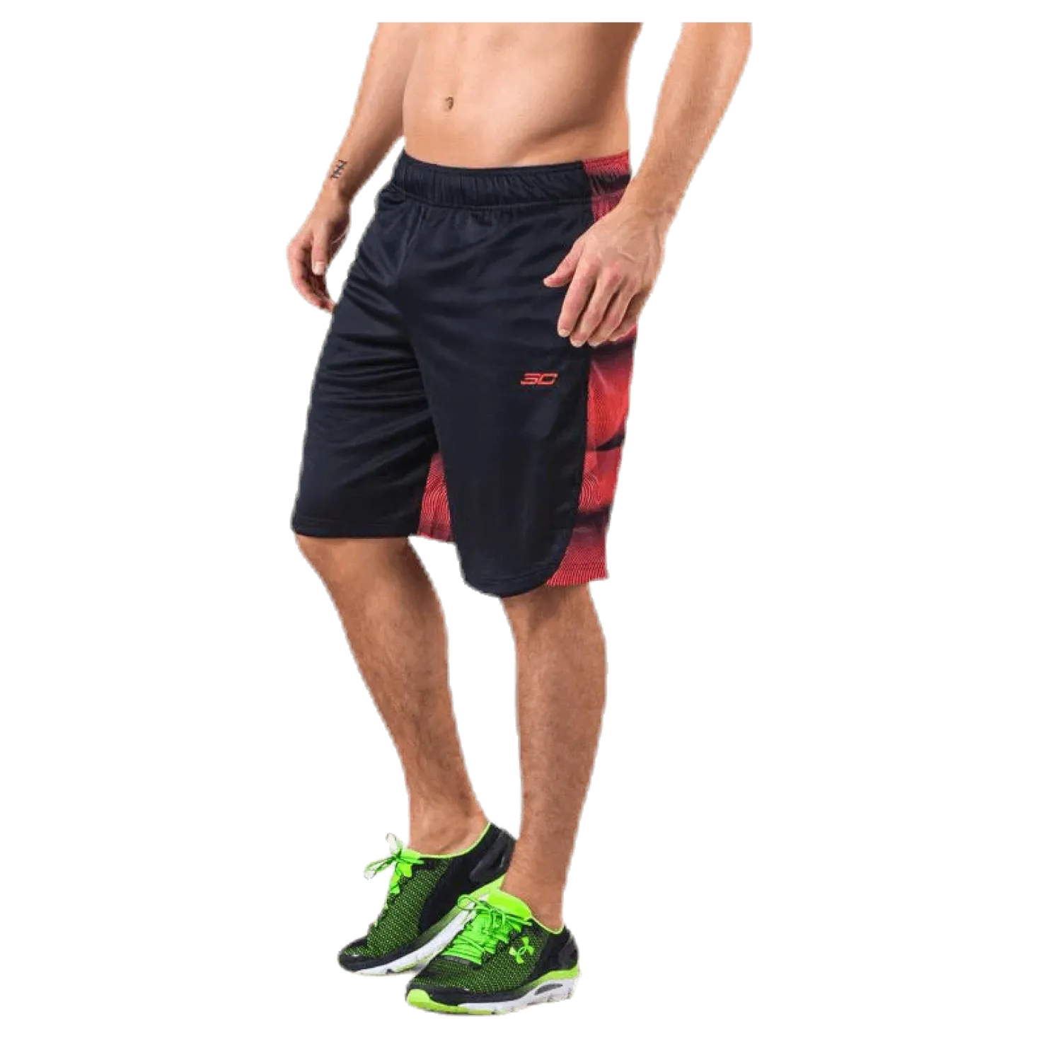 Curry 10in Elevated Short Black
