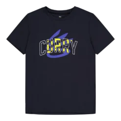 Curry Logo Tee Black