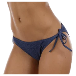 Daisy Crochet Tie Tanga Blue