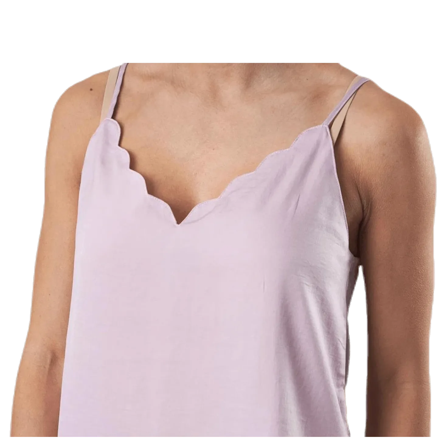 Debbie Singlet Wvn Pink