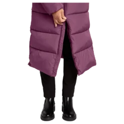 Deyna Reco Coat Red Plum