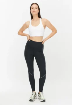 Distance Stripe Tights Black