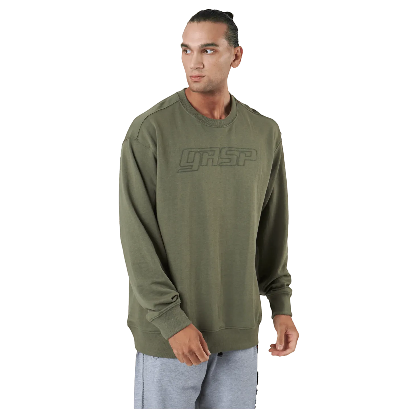 Division Crewneck Washed Green