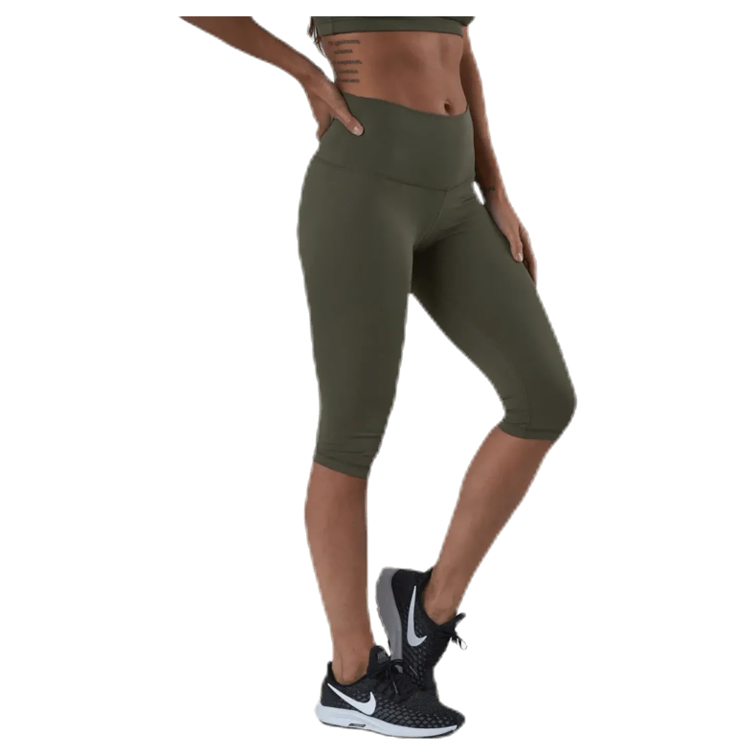 Don't Look 3/4 Tight Tights Green