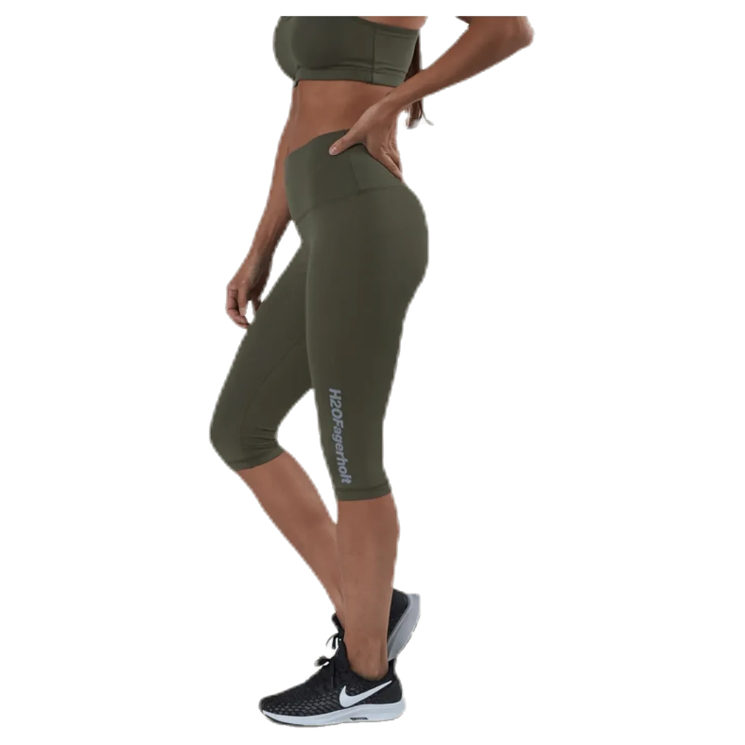 Don't Look 3/4 Tight Tights Green