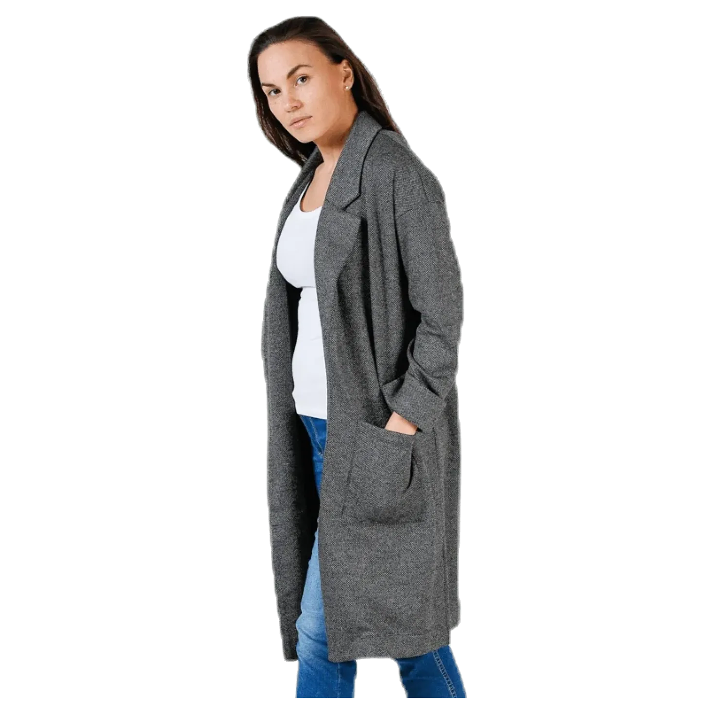 Dorita 3/4 Coatigan Grey