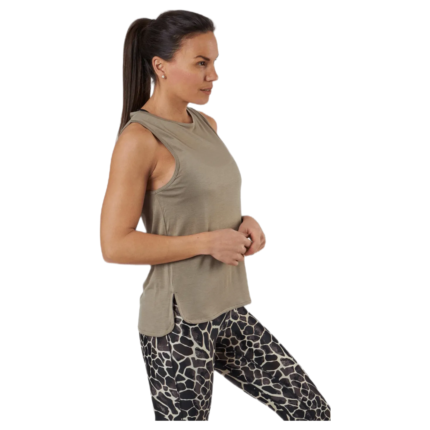 Drapy Muscle Tank Grey