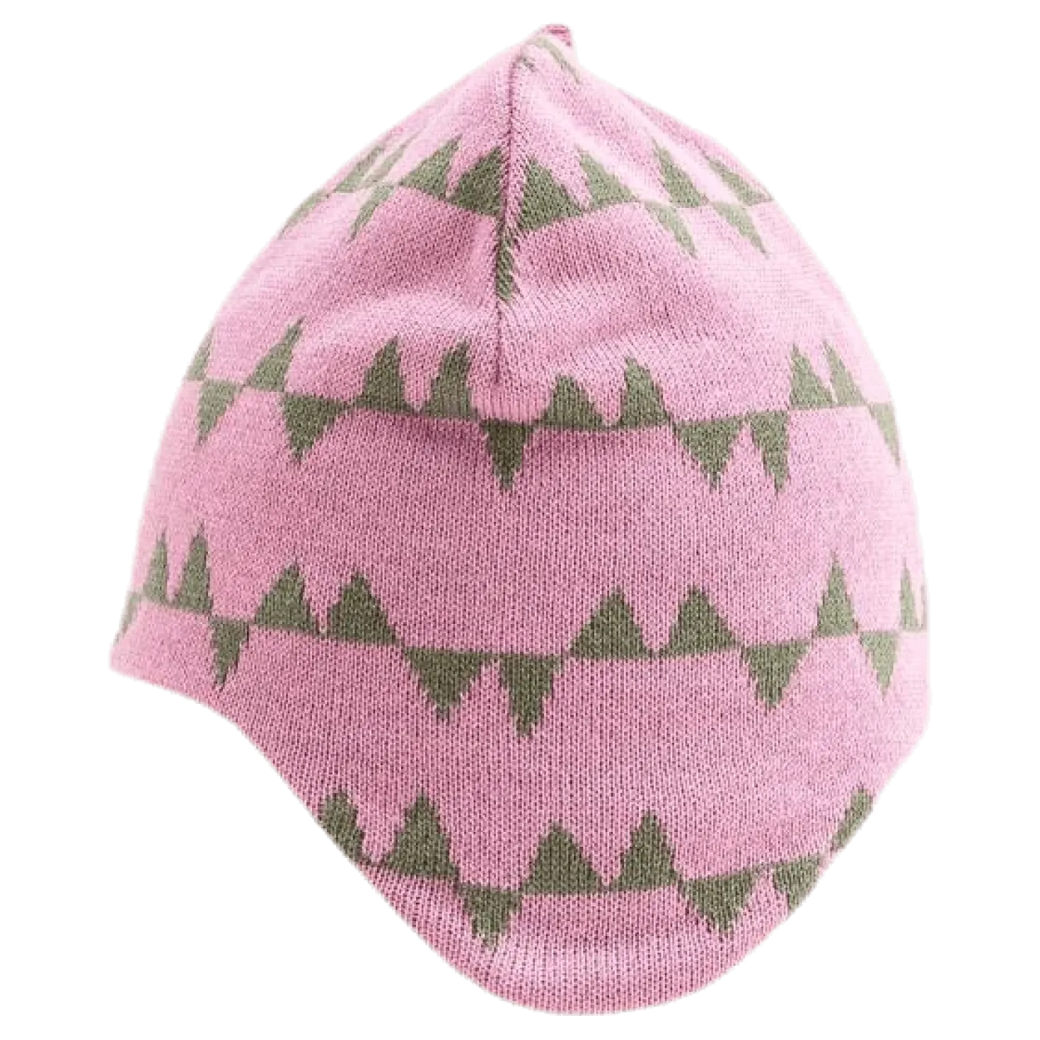 Eaglet Knitted Flap Cap Pink