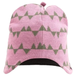 Eaglet Knitted Flap Cap Pink