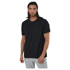 Eco Cotton S/S Crew Neck Black