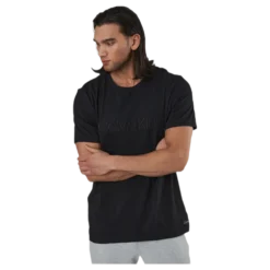 Eco Cotton S/S Crew Neck Black