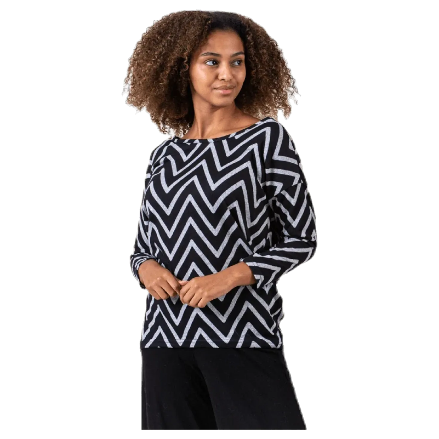 Elcos 4/5 Aop Top Black/Grey