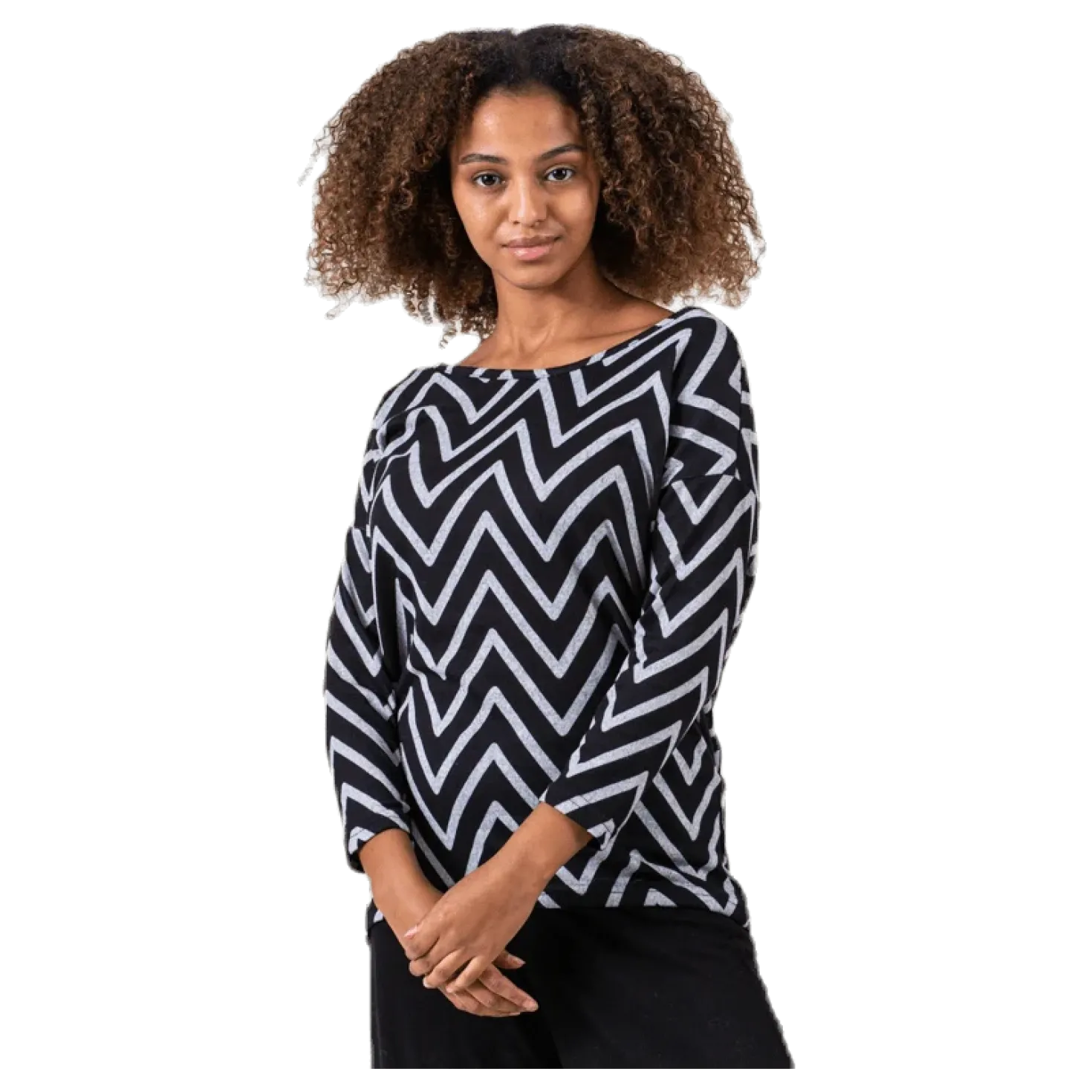 Elcos 4/5 Aop Top Black/Grey