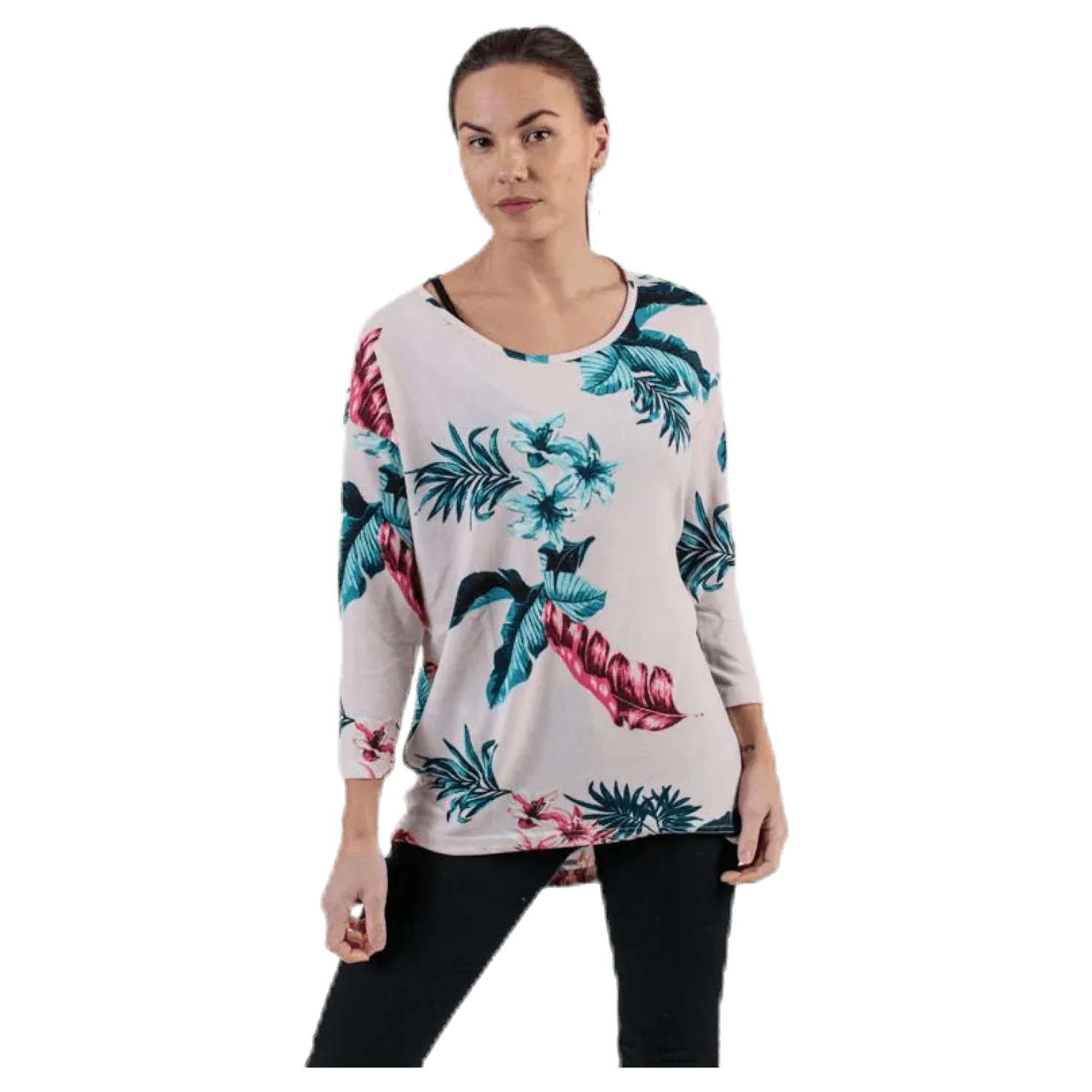 Elcos 4/5 Aop Top Jrs Pink