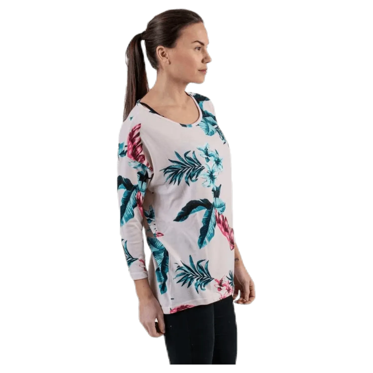 Elcos 4/5 Aop Top Jrs Pink