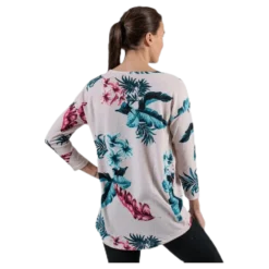 Elcos 4/5 Aop Top Jrs Pink