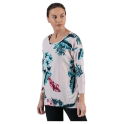 Elcos 4/5 Aop Top Jrs Pink