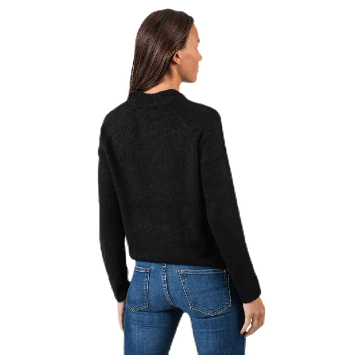 Ellen Ls O-Neck Knit Black