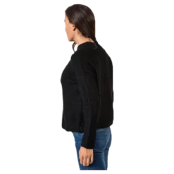 Ellen Ls O-Neck Knit Black