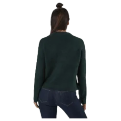 Ellen Ls O-Neck Knit Green