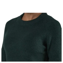 Ellen Ls O-Neck Knit Green