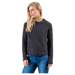 Ellen Ls O-Neck Knit Grey