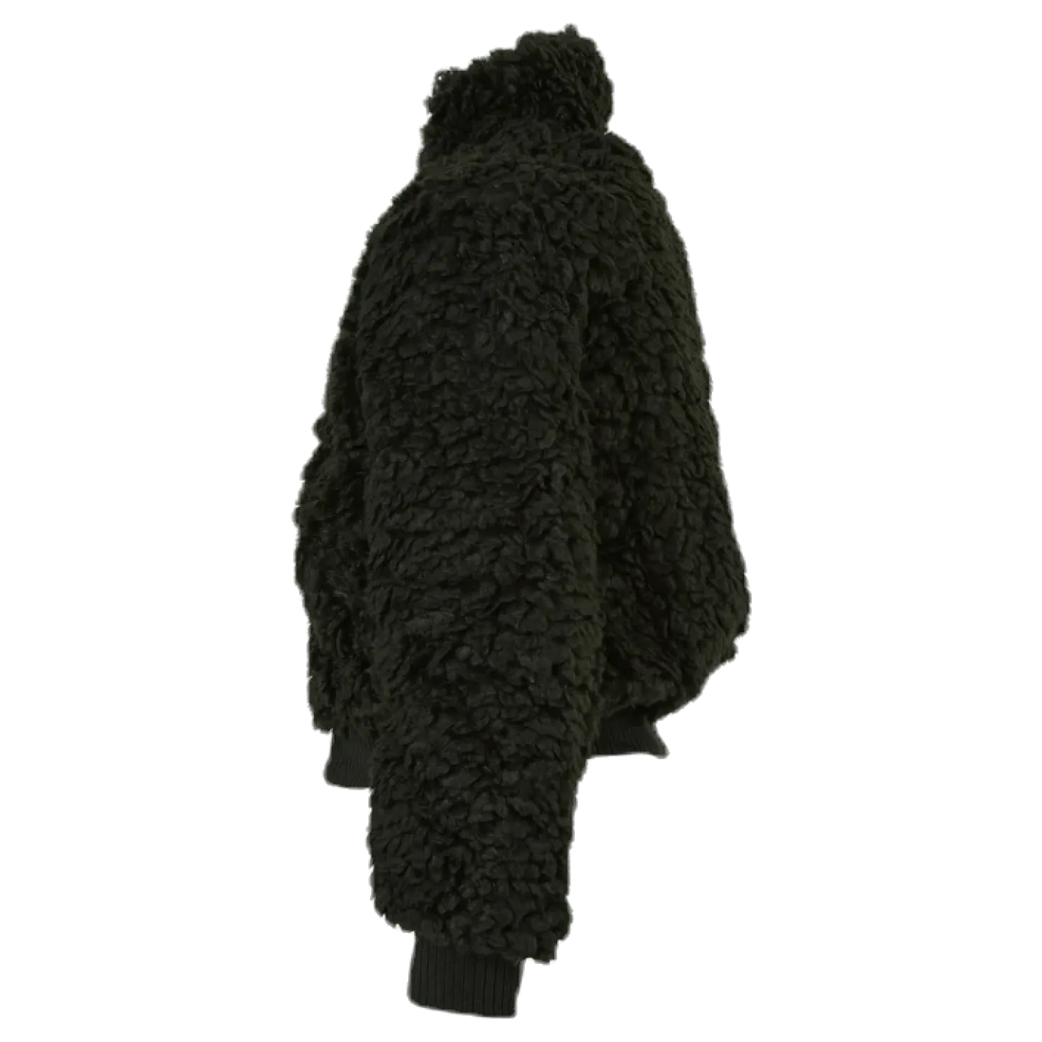 Ellie Sherpa Bomber Green