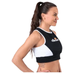 El Ruth Crop Vest Black