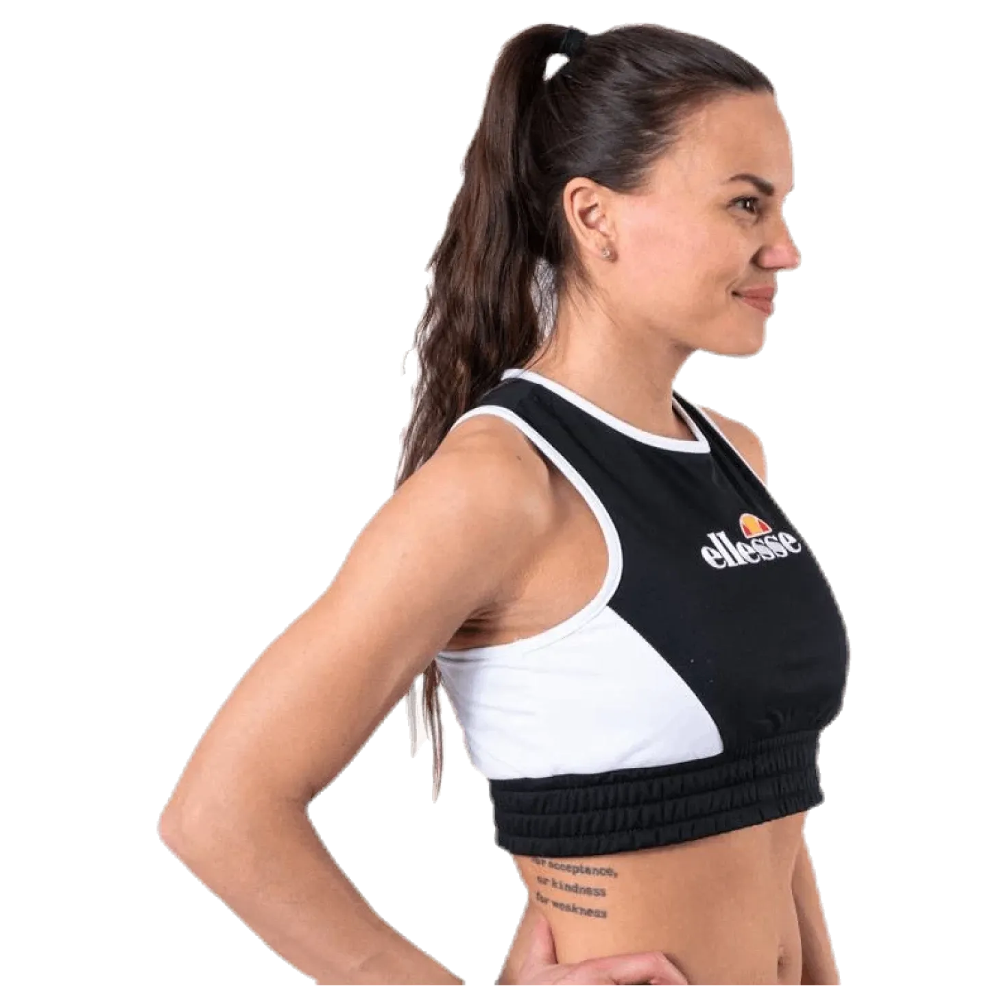El Ruth Crop Vest Black
